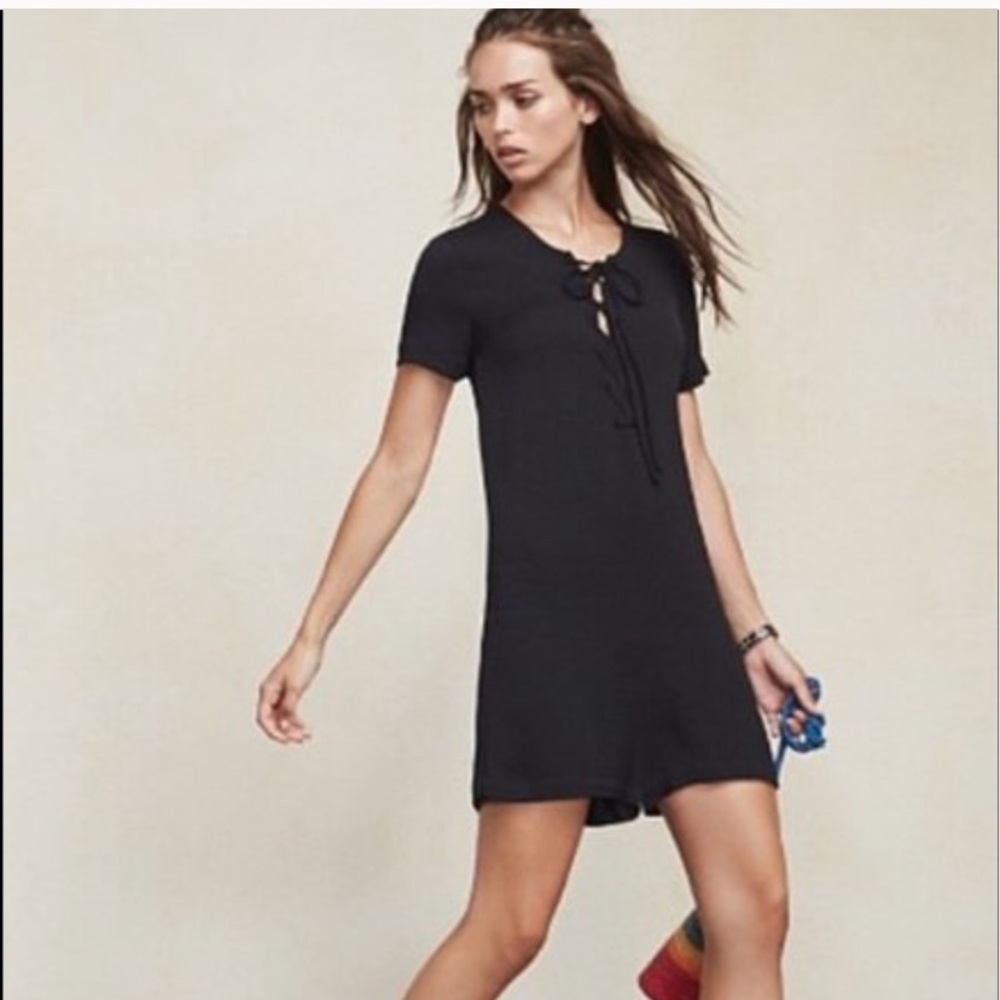 Reformation black romper